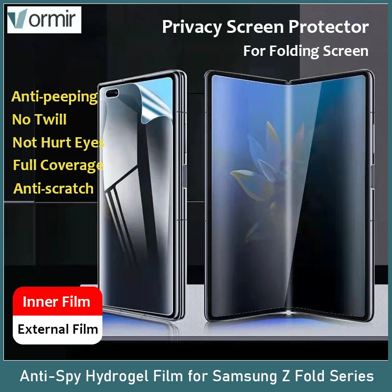 

Складная антишпионская Защитная пленка для экрана для Samsung Z Fold 5 4 3 2 Z Flip 5 4 3 Huawei Mate X3 X2 X Magic V