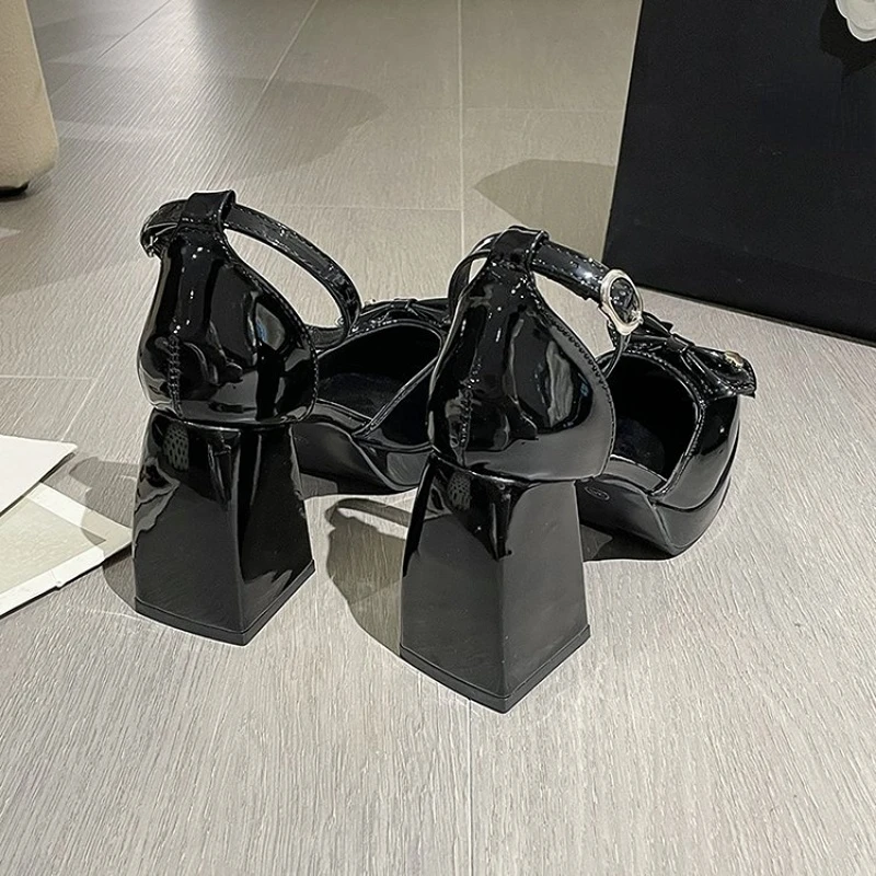 Туфли-лодочки женские на платформе брендовые дизайнерские в готическом стиле