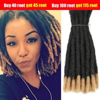 10inch colorful braids hair afro handmade dreadlocks crochet hair ombre braiding hair extensions for women and men wholesale