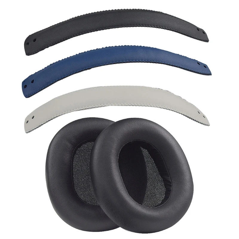 

Replacement Earpads Ear Pads Cushion Headband for panasonic RP-HTX80B Headset