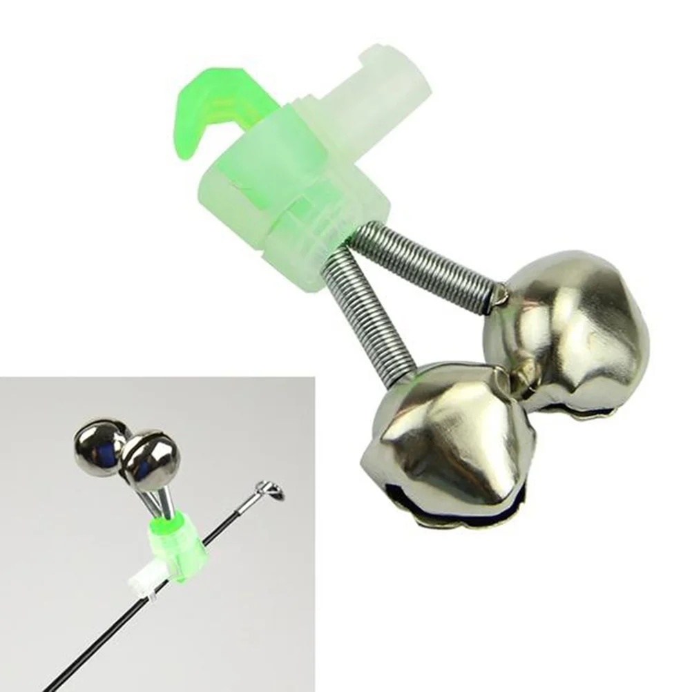 

Bells Rod Bell Double Fishring Withalert Night Light Warning Bait Bite Twinclip Fly Indicator Alarm