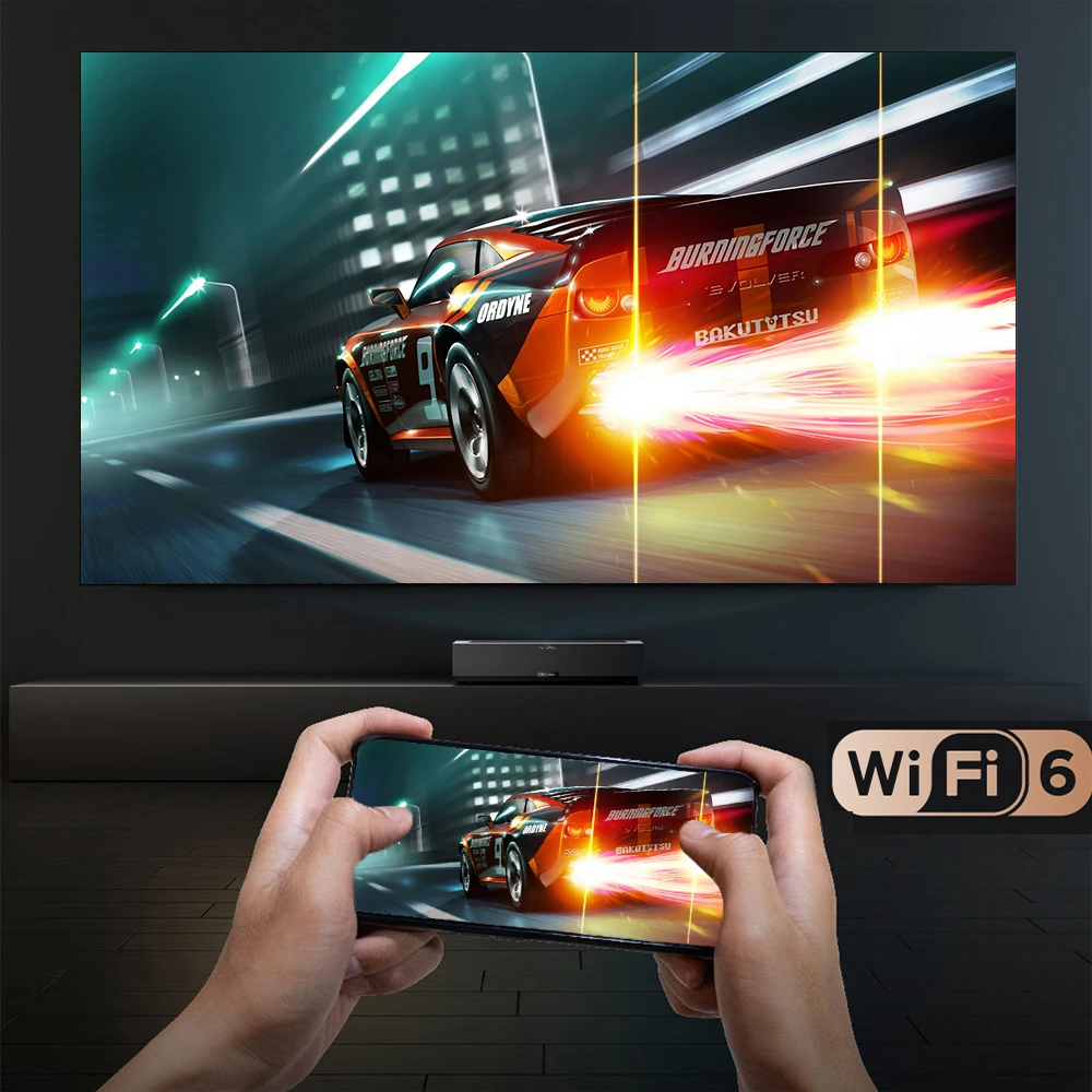 Проекторы Formovie T1 4k тройной короткофокусный лазерный проектор для театра Ust Smart TV