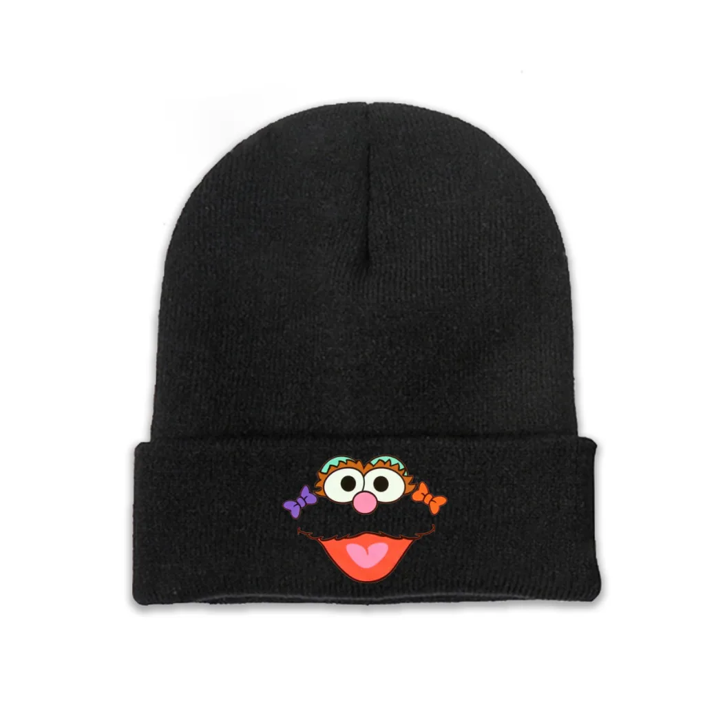 

Вязаная шапка Zoe Face Skullies, шапка улица сериала 80s TV Series Вязаная мужская женская мужская теплая шапка для катания на лыжах. Походные мягкие элас...