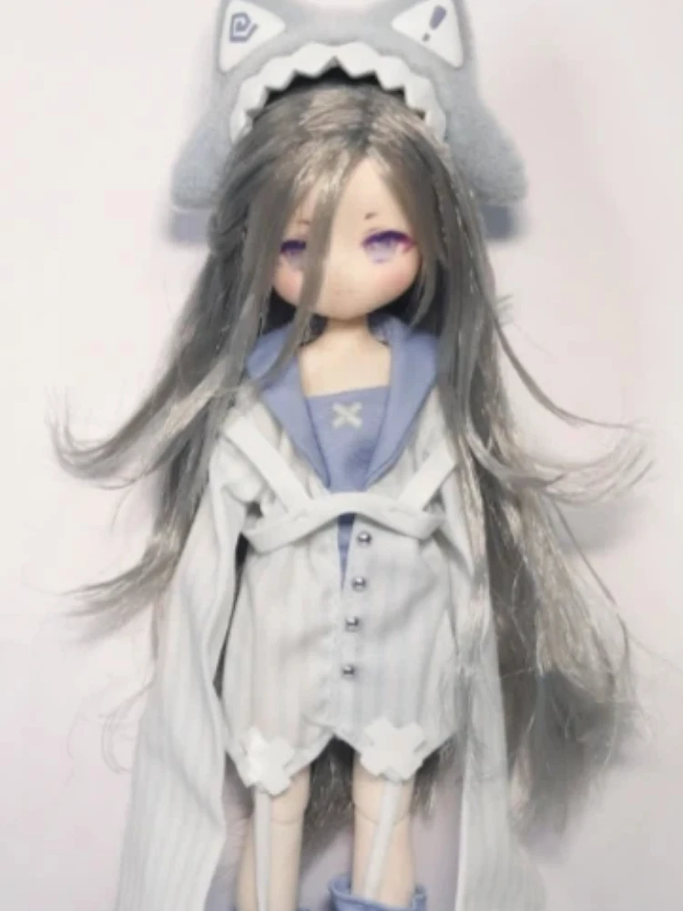 Фото Кукла Inedible Doll Cute Strange Tale 1/8 с пророщенными волосами, милая коллекционная фигурка-сюрприз, модная игрушка, настольное украшение, подарок, в наличии №4