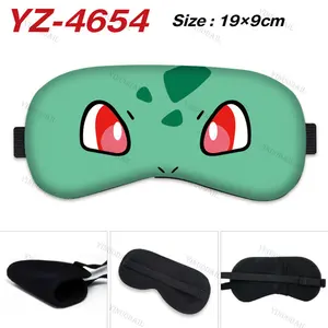 Pokemon Lazy Eye Patches Pikachu Cosplay Peripheral Compress Eye Mask Eyepatch Cartoon Blackout Sleep Shade Masks