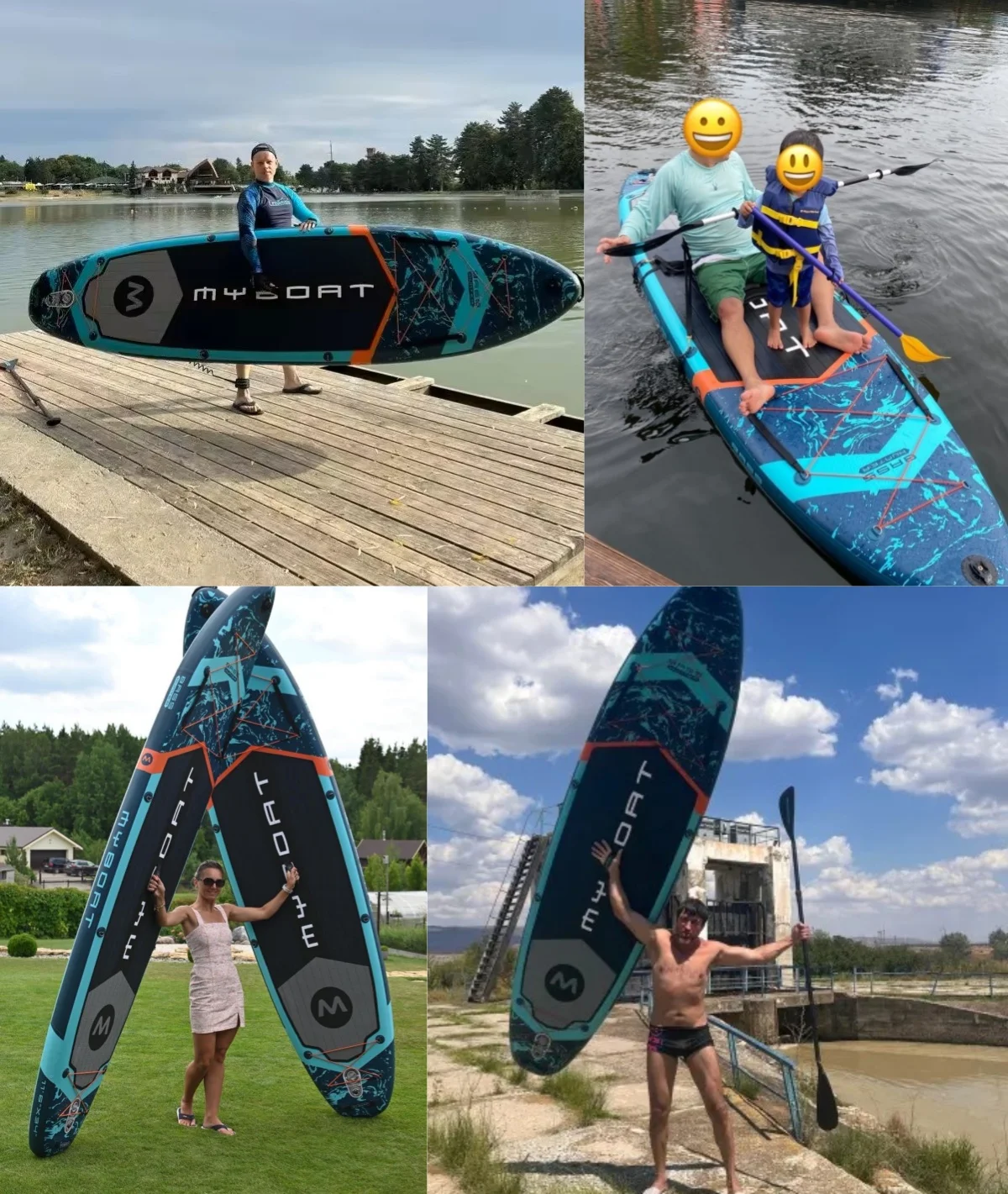 Фото Высококачественная гоночная доска для серфинга MYBOAT 11'6''x34''x6'', рыболовные весла, падлборды, надувная доска для сапсерфинга с сиденьем. №2