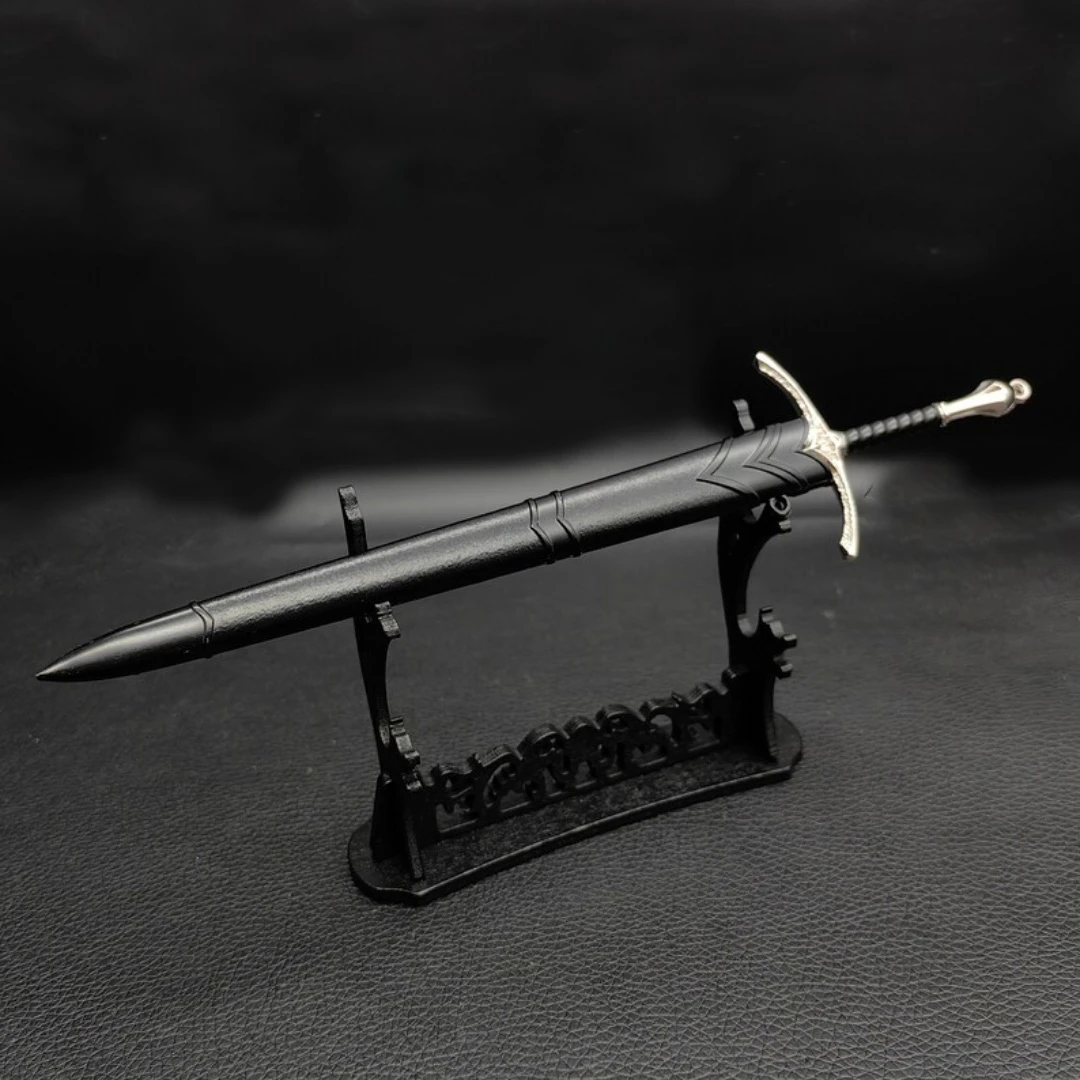 Оптовая продажа 22 см Glamdring Aragorn Narthil брелок в виде меча Set Elves Anduril LOTR средневековое