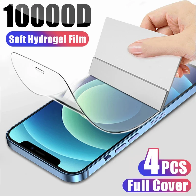 

Hydrogel Film Screen Protector For iPhone 12 11 Pro Xs Max Mini XR X Full Cover Protective On iPhone 8 7 6 6S Plus SE Not Glass