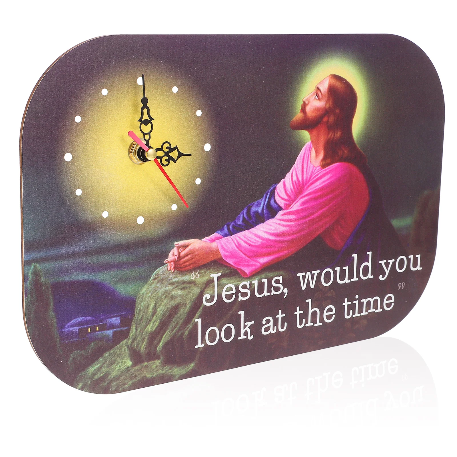 2024 часы с Иисусом украшение для дома исламская стена которую вы выглядеть