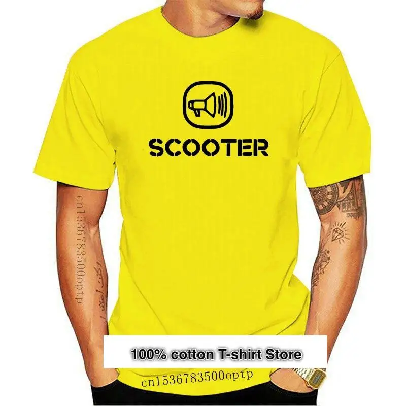 

Camiseta de banda con Logo de Scooter Techno Dance, nueva
