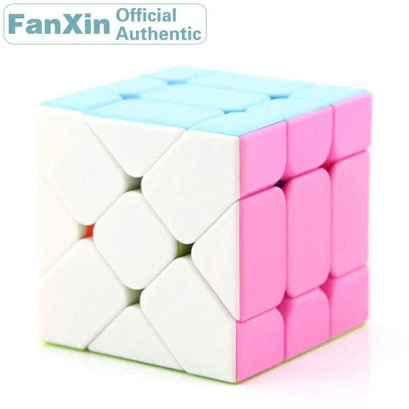

Магический куб FanXin с движущимися краями 3x3x3, профессиональный скоростной пазл, извивающийся мозговик, антистресс, развивающие игрушки для детей