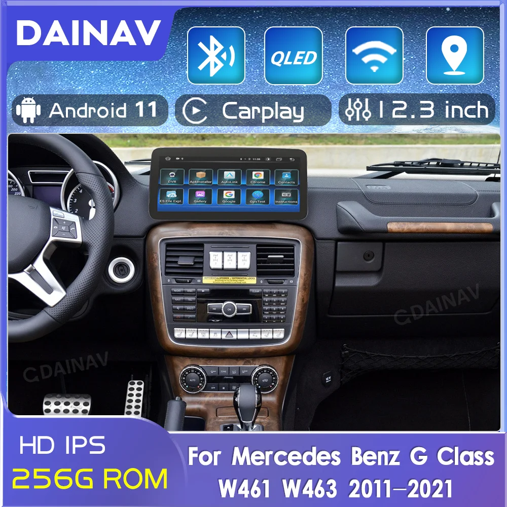 

8+256GB Android 11.0 car radio GPS For Mercedes Benz G Class W461 W463 2011-2021 multimedia stereo auto player Head Unit
