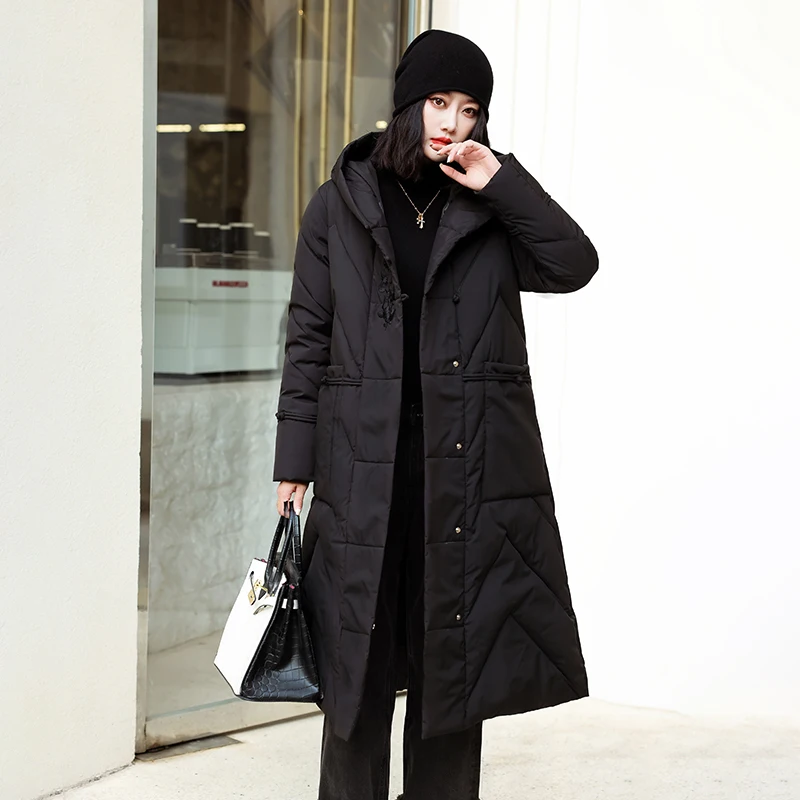 -30 degrees Winter Women long Parkas Jackets Casual Hooded Thick Warm Windproof Parkas Coat Fashion Female outwear Long parkas