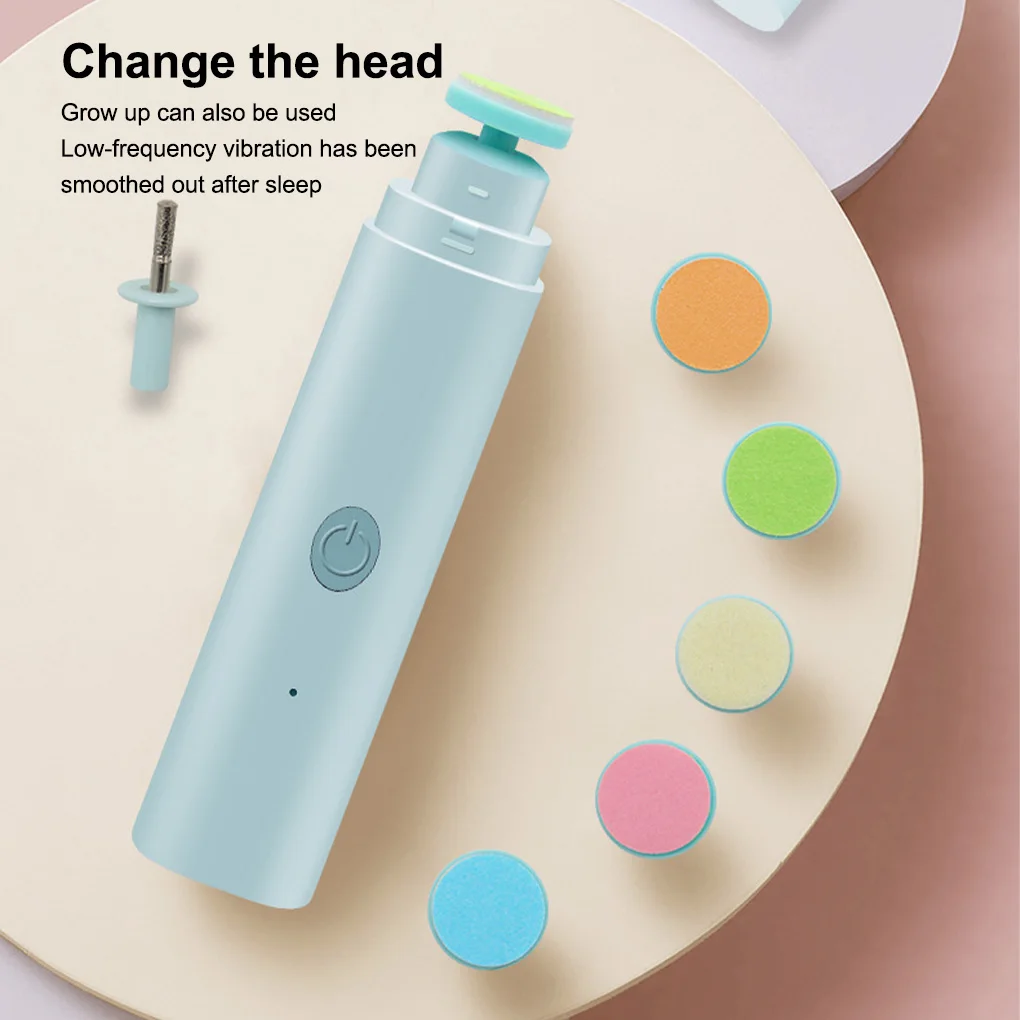 

Electric Baby Nail Trimmer Toddler Manicure Polisher Adjustable Fingernail Files Travel Portable Polish Clipper
