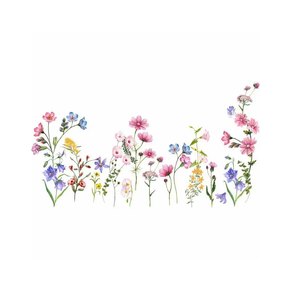 

Наклейки на стену в виде цветов, 2 шт.