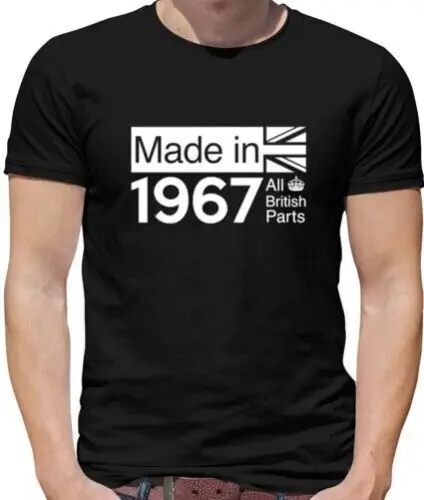 Мужская футболка в английском стиле 56 дней рождения подарок идеи 1967