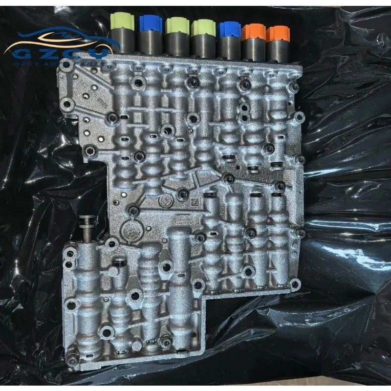 Фото 6HP19 6HP21 6HP28 Восстановленный блок клапанов трансмиссии с 9 соленоидами, номера пластин A065 B065, подходит для BMW Jaguar №1