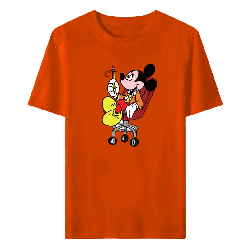 

Disney Fashion Cartoon Casual T Shirts Adult Unisex Family Apparel
