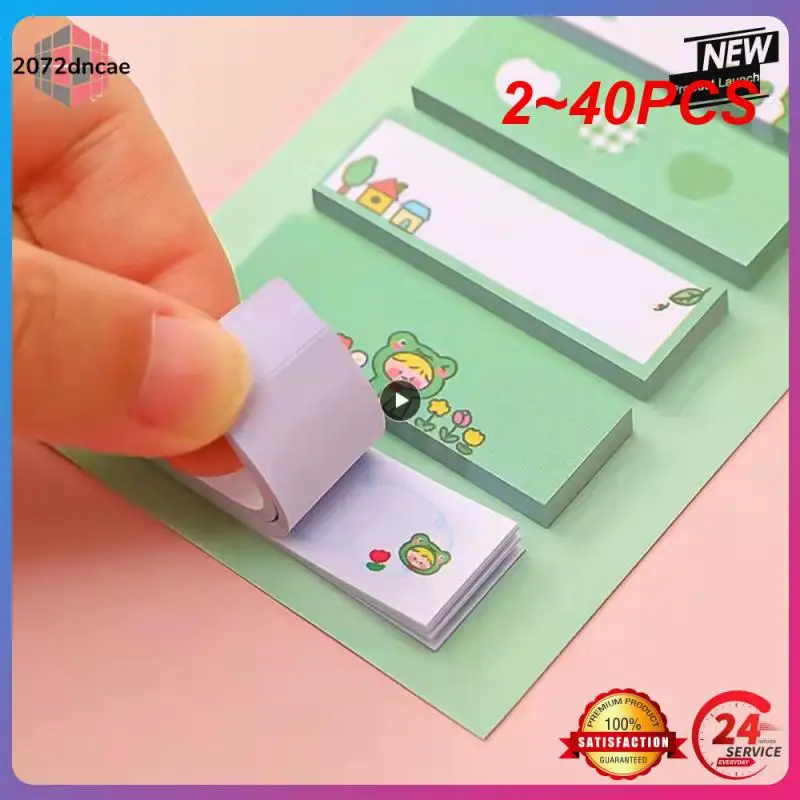 

2~40PCS Kawaii Cartoon Sticky Notes Adhesive Office School Supplies Stationery Memo Pad Index Notepad Sketchbook Planner