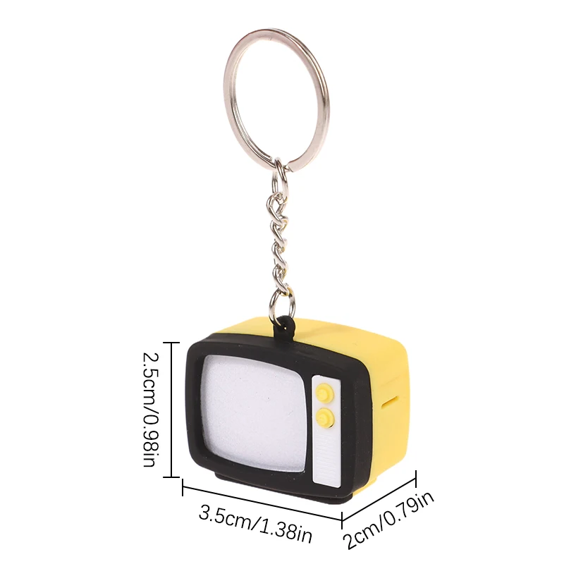Винтажный мини-брелок для ТВ имитация светодиодного звука