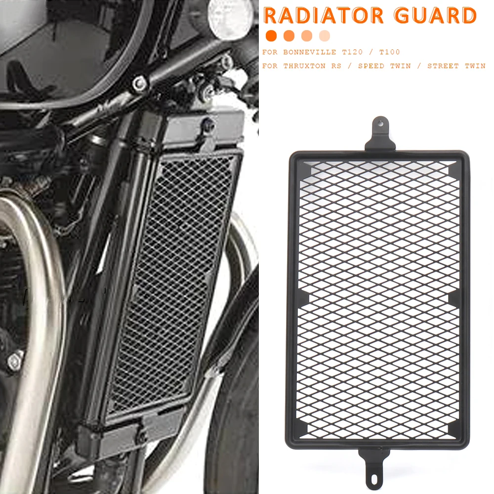 

New Motorcycle For Street Twin Speed Twin Radiator Grille Guard Protector Cover For Bonneville T100 T120 Thruxton RS