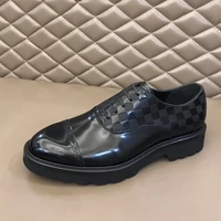 high quality brand fashion genuine leather formal dress casual leather shoes business wedding loafers designer office shoes