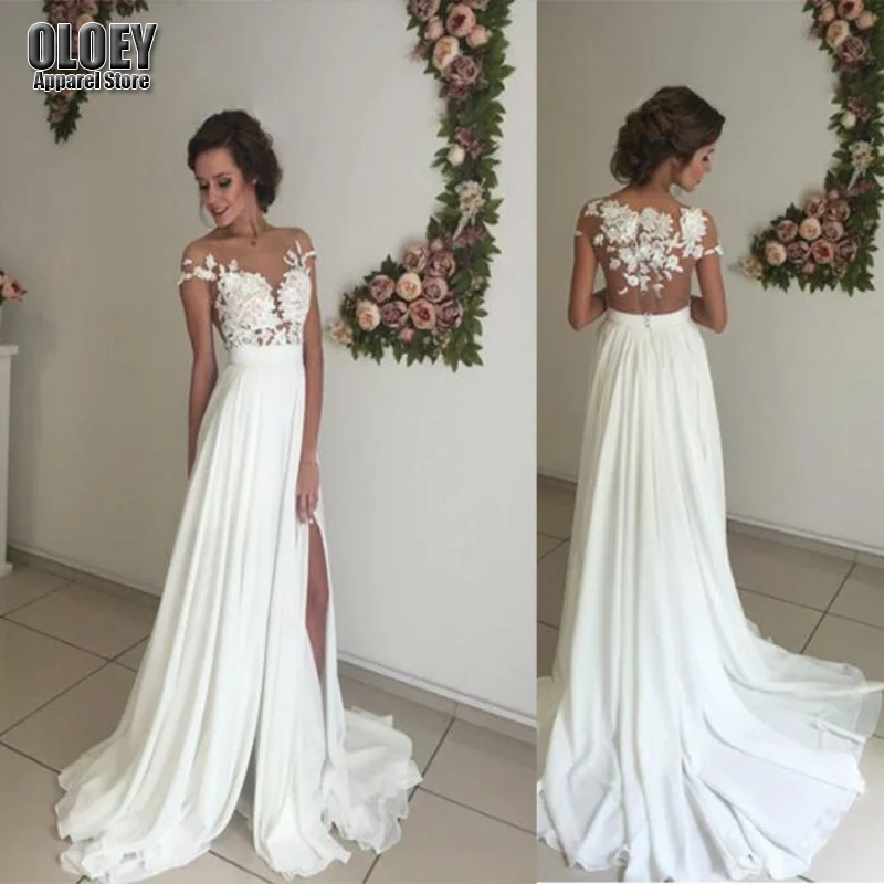 

Women Elegant Lace Backless Pleat Short Sleeves Off Shoulder Long Maxi Dress Ladies Girls Host Performance Party Cocktails Gowns