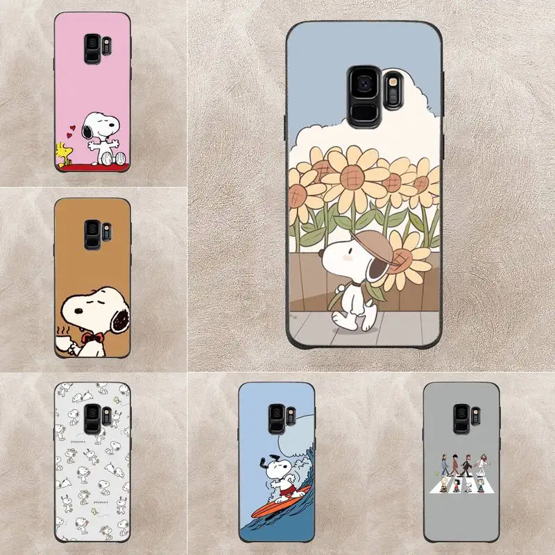 

Cartoon Snoopy Phone Case For Samsung Note 8 9 10 20 Case For Note10Pro 10lite 20ultra M20 M31 Funda Case