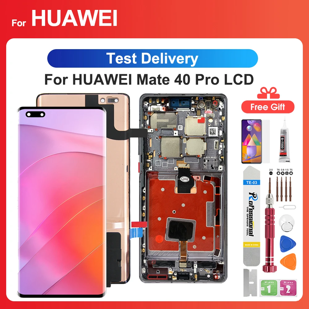 Для HUAWEI Mate 40 Pro 6 76 ''для Mate40Pro NOH-NX9 AN00 AN01 ЖК-дисплей сменный преобразователь