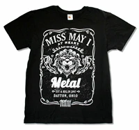 miss may i lion black t shirt new
