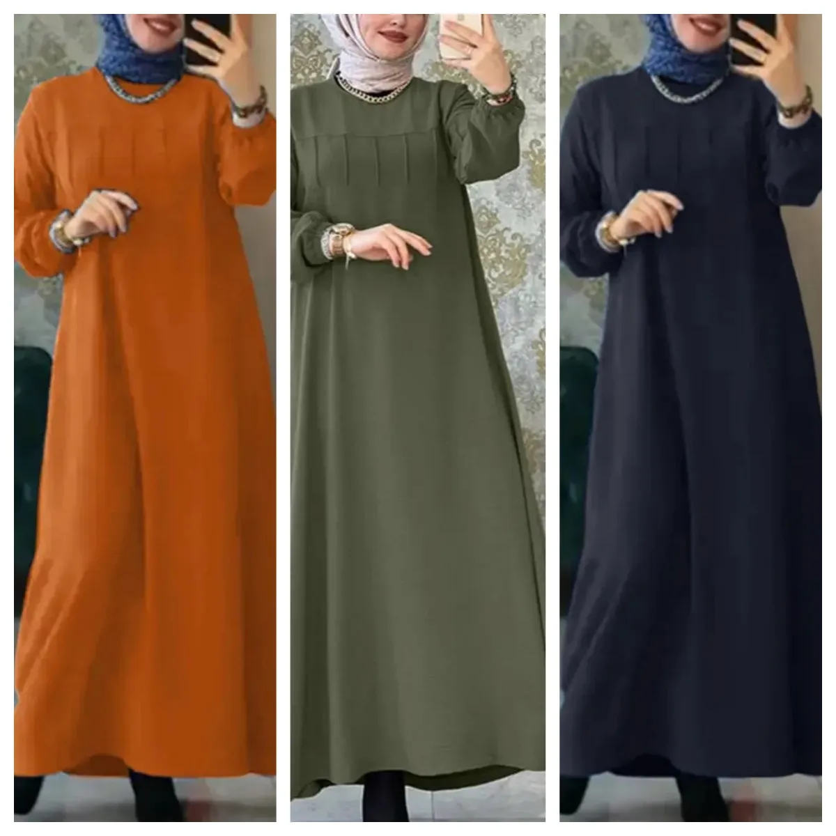

Eid Muslim Modest Dress for Women Ramadan Arabic Femme Dubai Abaya Islamic Jalabiya Marocain Clothes Turkey Moroccan Kaftan Robe