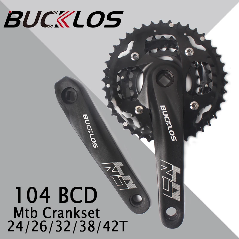 

64/104 BCD Chainring Aluminum Bike Crankset 2*10S 3*10S Bicycle Crank 24T 26T 32T 38T 42T Mountain Bike Chainwheel MTB Part