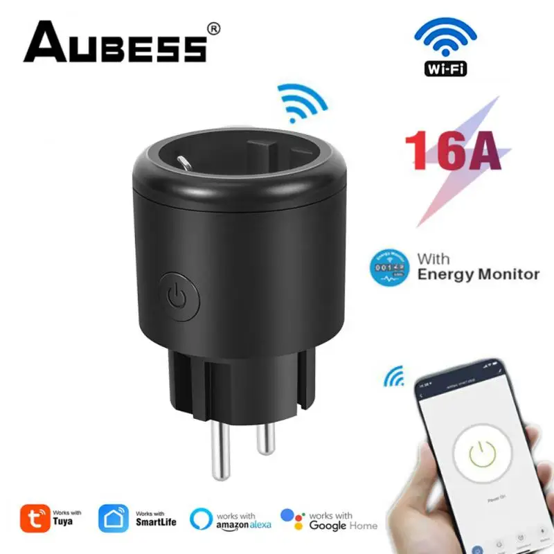 

Умная розетка с таймером и Wi-Fi, 16 А