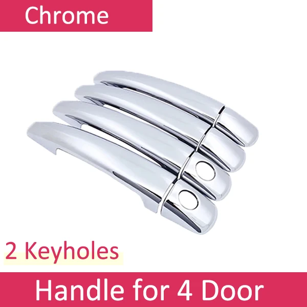 Хромированная накладка на дверную ручку для Citroen C3 Picasso 2009 2010 2011 2012 2013 2014 2016 2017