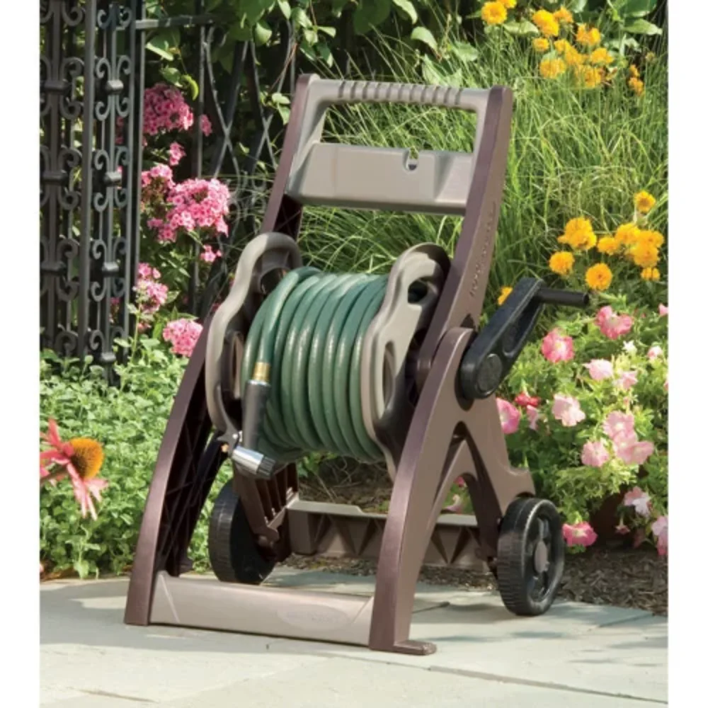 

Suncast 175 ft. Hosemobile Hose Reel Cart, Mocha and Taupe