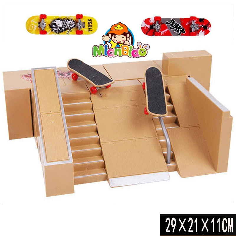 Пальцевые скейтборды парки рампы запчасти для технической практики колода