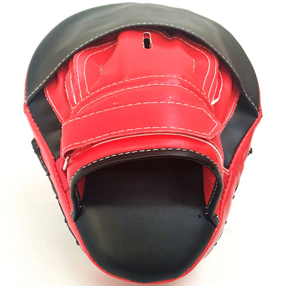 

1pc Sanda Hand Target Indoor Sports Workout Fighting PU Leather Adults Kids Exercise Home Boxing Pad Training Equipment Curved