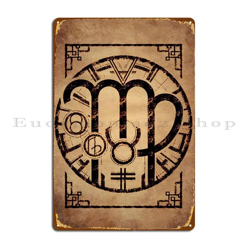 

Virgo Metal Sign Painting Party Pub Plates Designing Club Tin Sign Poster
