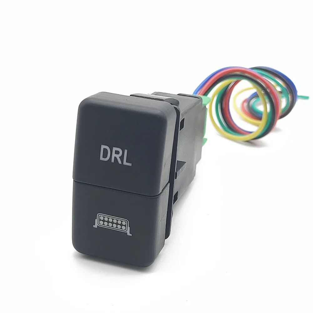 1 шт. автомобильный светодиодный фонарь BSM DRL, парковочный радар, противотуманные фары, переключатель с двойной кнопкой для Honda CRV Odyssey Civic Fit 2008-2013