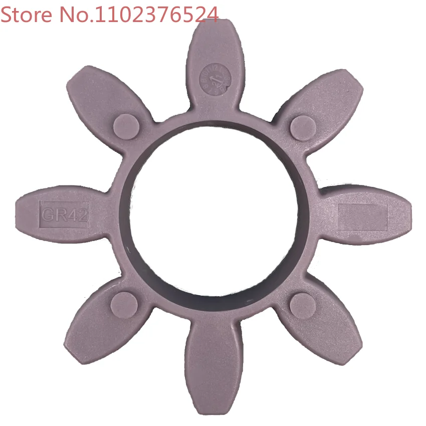 

Coupling elastomer GR19 24 buffer pad 28 38 42 plum blossom pad 48 55 65 imported purple 75 90