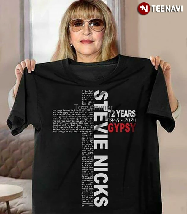 

Футболка Stevie Nicks Цыганская 72 года 1948-2020