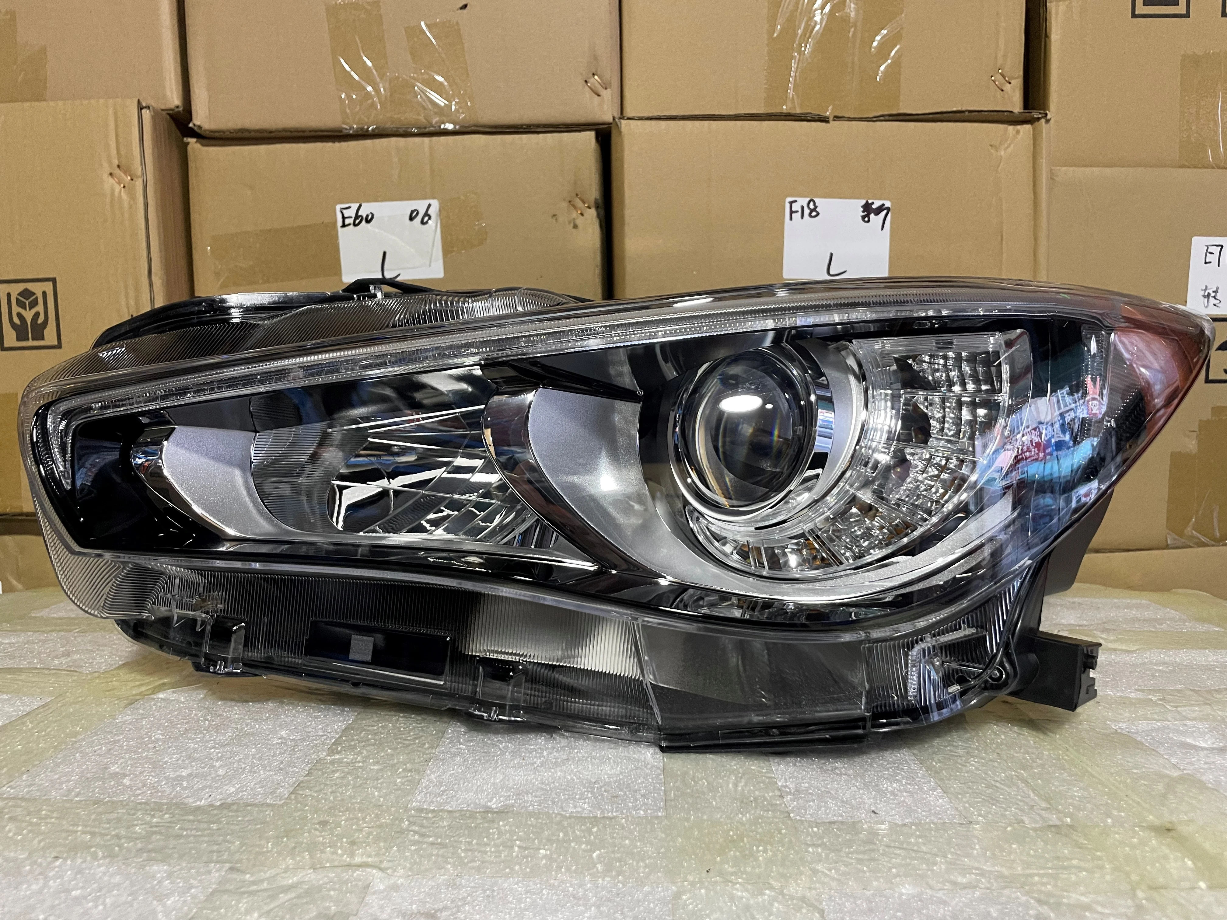 Подходит для Infiniti Q50 фары Q50L 2014-2022 светодиодный галогенных фар обновление до