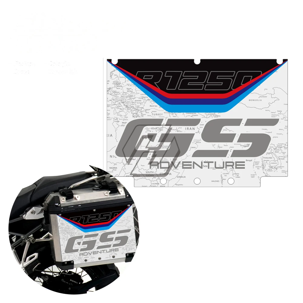 

For BMW 2004-2020 R1200GS R1250GS Adventure 2019 ADV Side Trunk Sticker Motorcycle Reflective Decal
