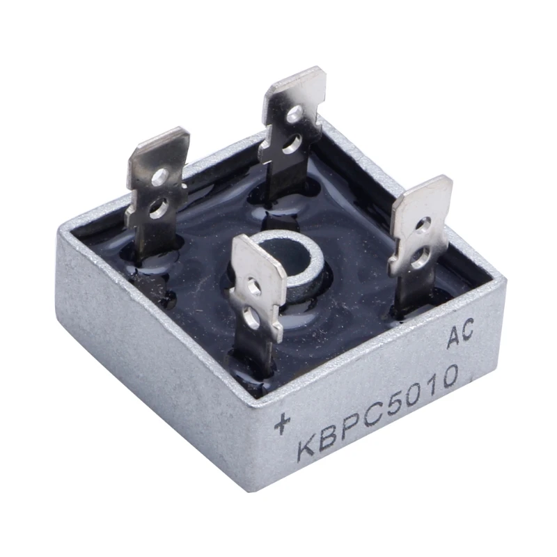 5 x KBPC5010 1000 В 50 А Металл для корпуса 4-контактный однофазный диодный мостовой