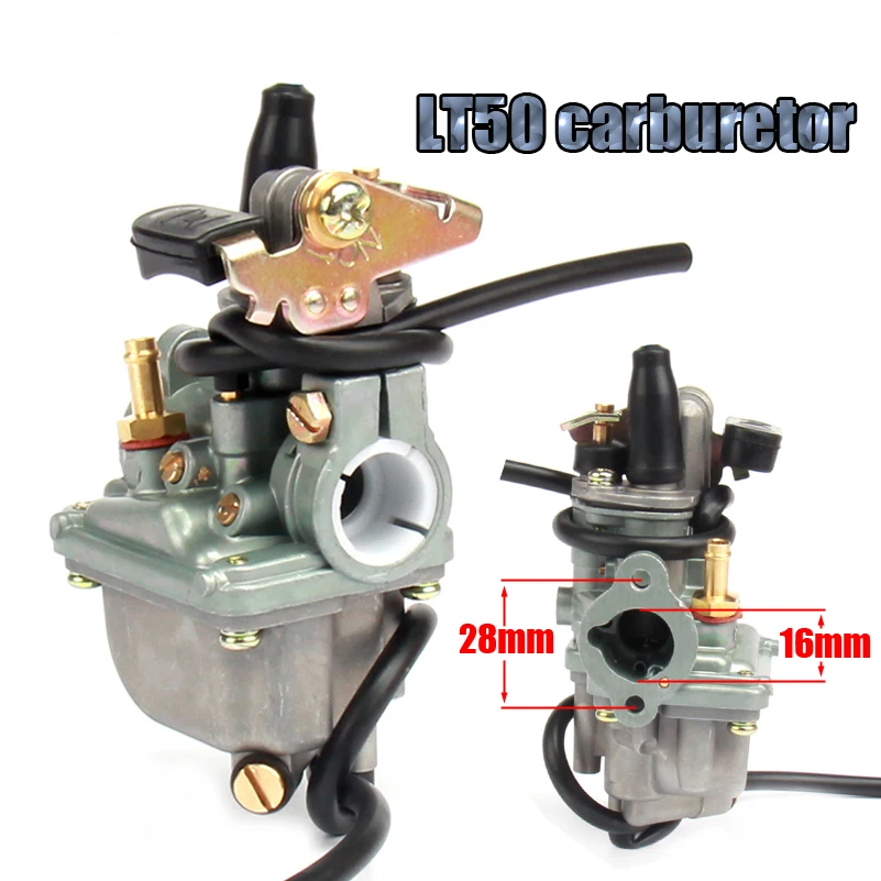 Motorcycle Carburetor For Suzuki LT50 LT 50 JR50 LTA50 LT-A50 Quadrunner Carb 1984-1987 Dirt Pit Bike ATV Quad Parts Motocross