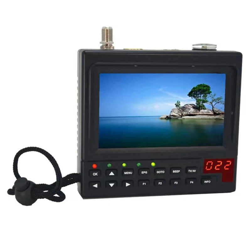 

4.3 Inch Portable Digital Satellite Finder and Monitor Full HD DVB-S Sat Finder Meter KPT-268AH 5.0-EU Plug