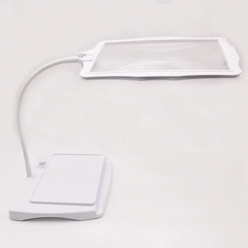 Настольная лупа 3x с подсветкой 48 LED