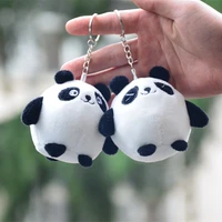 cute cartoon giant panda plush toy small mini doll pendant doll key chain bag pendant