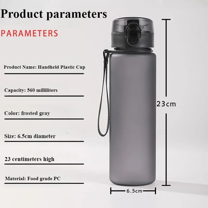 Anime Stitch 560ML Water Cup Children Portable Plastic Transparent Straw Outdoor Large Capacity Sport Bottle Gift