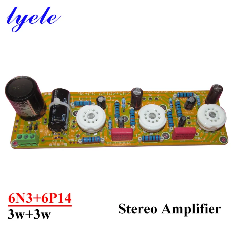

6n3 6p14 Tube Amplifier Board Stereo Amplifier 3w*2 Classic JCDQ11D Line Diy Audio